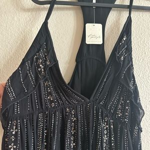 NWT | Free People Beaded Tank Top